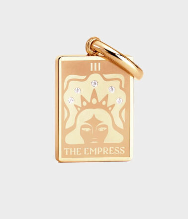 Coluri The Empress Tarot Charm in Gold