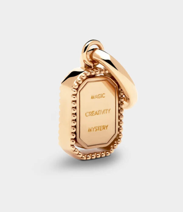 Coluri Talisman Charm in Gold Violet