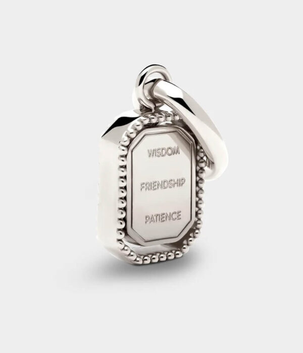 Coluri Talisman Charm in Silver Turquoise
