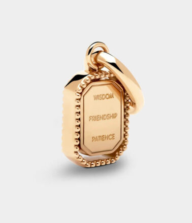 Coluri Talisman Charm in Gold Turquoise