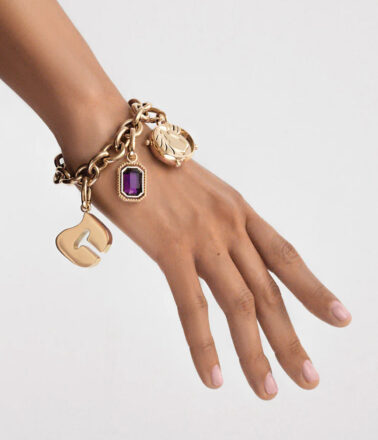 Coluri Charm Bracelet in Gold