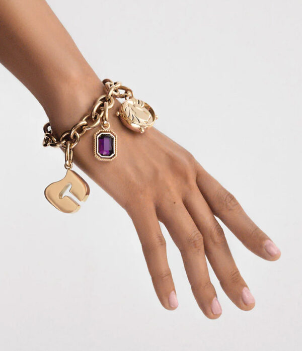 Coluri Charm Bracelet in Gold
