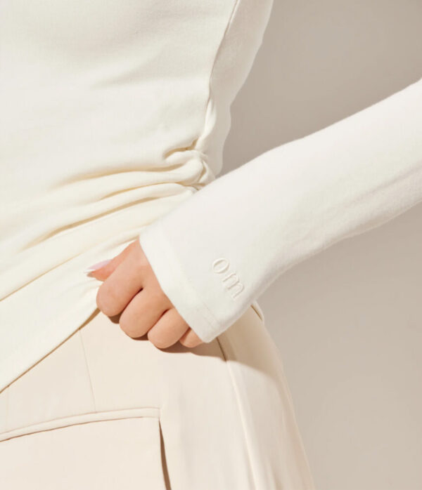 Odd Muse Long Sleeve Knitted Top in Cream