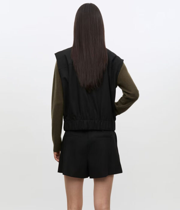 Samsoe Samsoe Sakaila Yoke Vest Jacket in Black