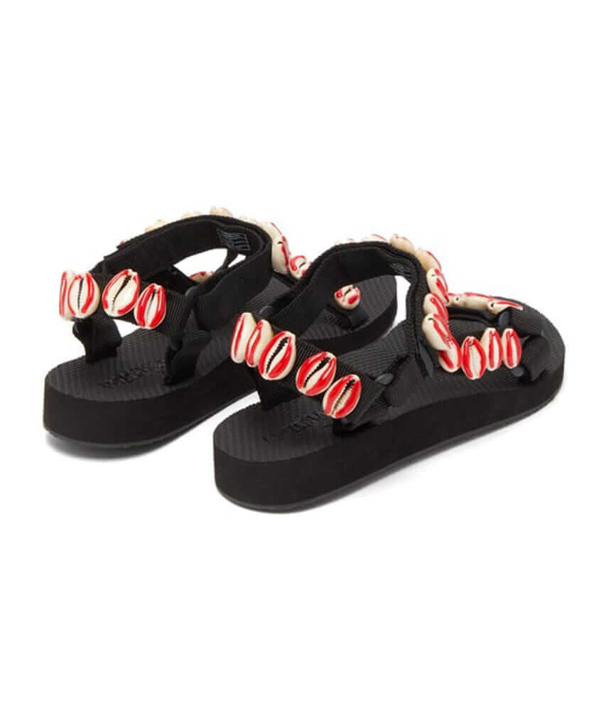 Arizona Love X Timeless Pearly Trekky Sandals in Shell Red