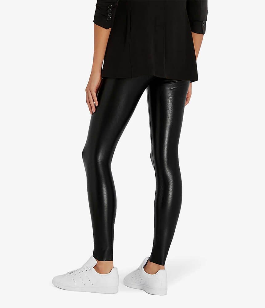 Commando Faux Leather Legging in Black