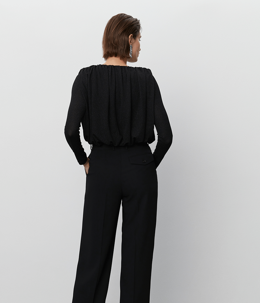 Day Birger Jenkin Shimmering Top in Blk