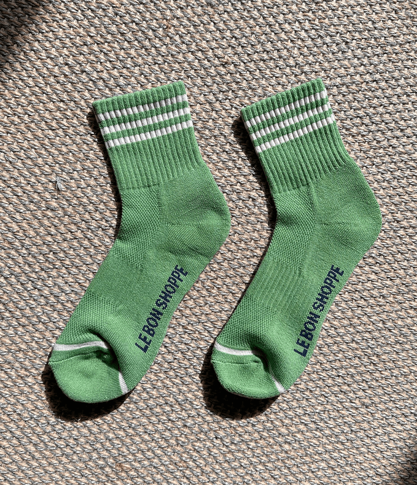 Le Bon Shoppe Girlfriend Socks in Avocado