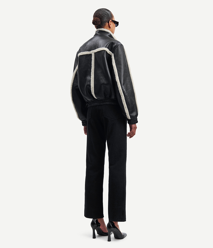 Samsoe Samsoe Meadow Bomber in Black