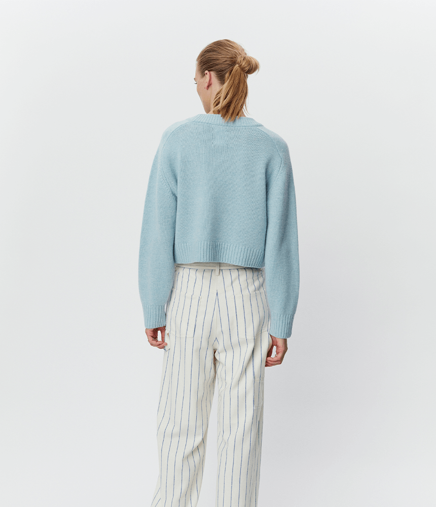 DAY Birger Beck Knit in Smoke Melange