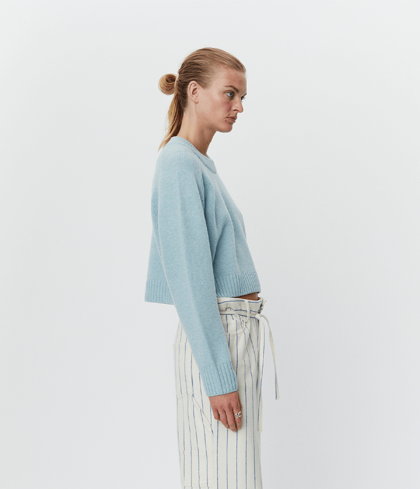 DAY Birger Beck Knit in Smoke Melange