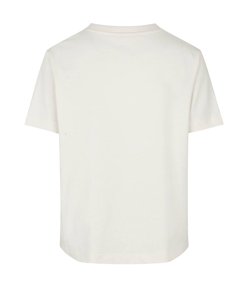 Samsoe Samsoe Camino T shirt in Clear Cream