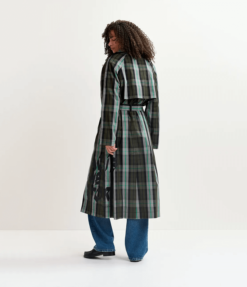 Essentiel Antwerp Goofy Coat in Black/Grey
