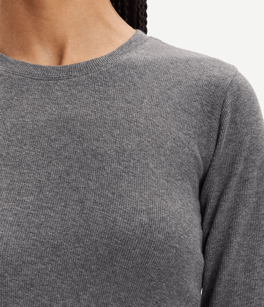 Samsoe Samsoe Alexa LS Teen in Dark Grey Melange