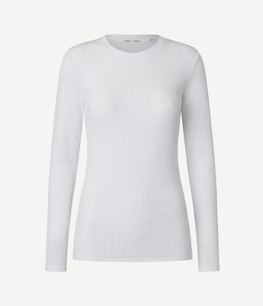 Samsoe Samsoe Alexa LS Tee in White